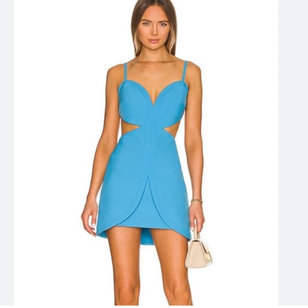Alexis Blue Cutout Mini Dress